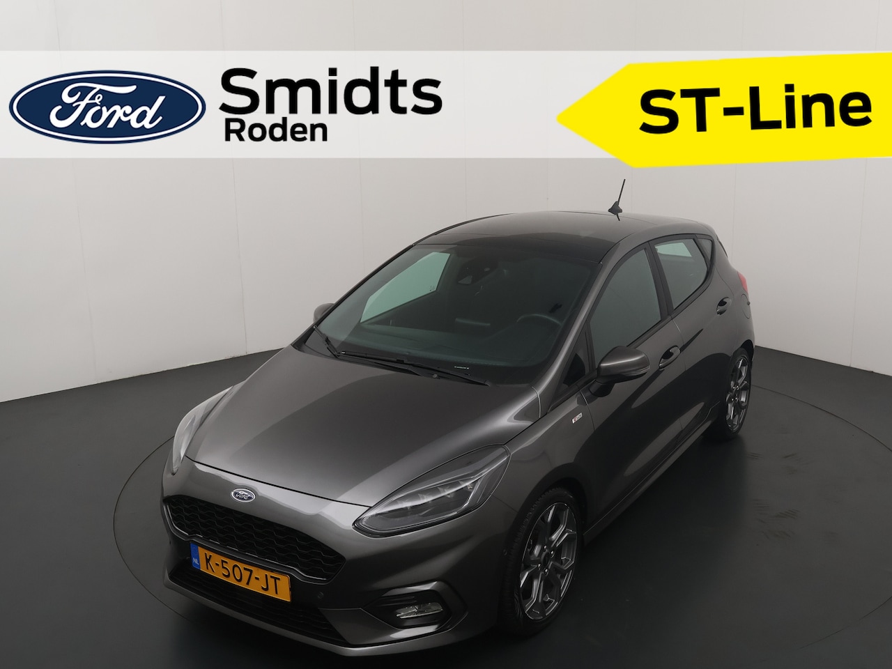 Ford Fiesta - 125PK EcoBoost Hybrid ST-Line X | Panorama | Full LED koplampen | Winter Pack | ISOFIX | - AutoWereld.nl
