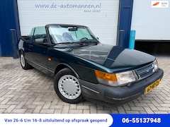 Saab 900 Cabrio - 2.0 ep Turbo 140pk / LEER / AIRCO / APK 10-27 / VOOR MEER INFO GRAAG BELLEN