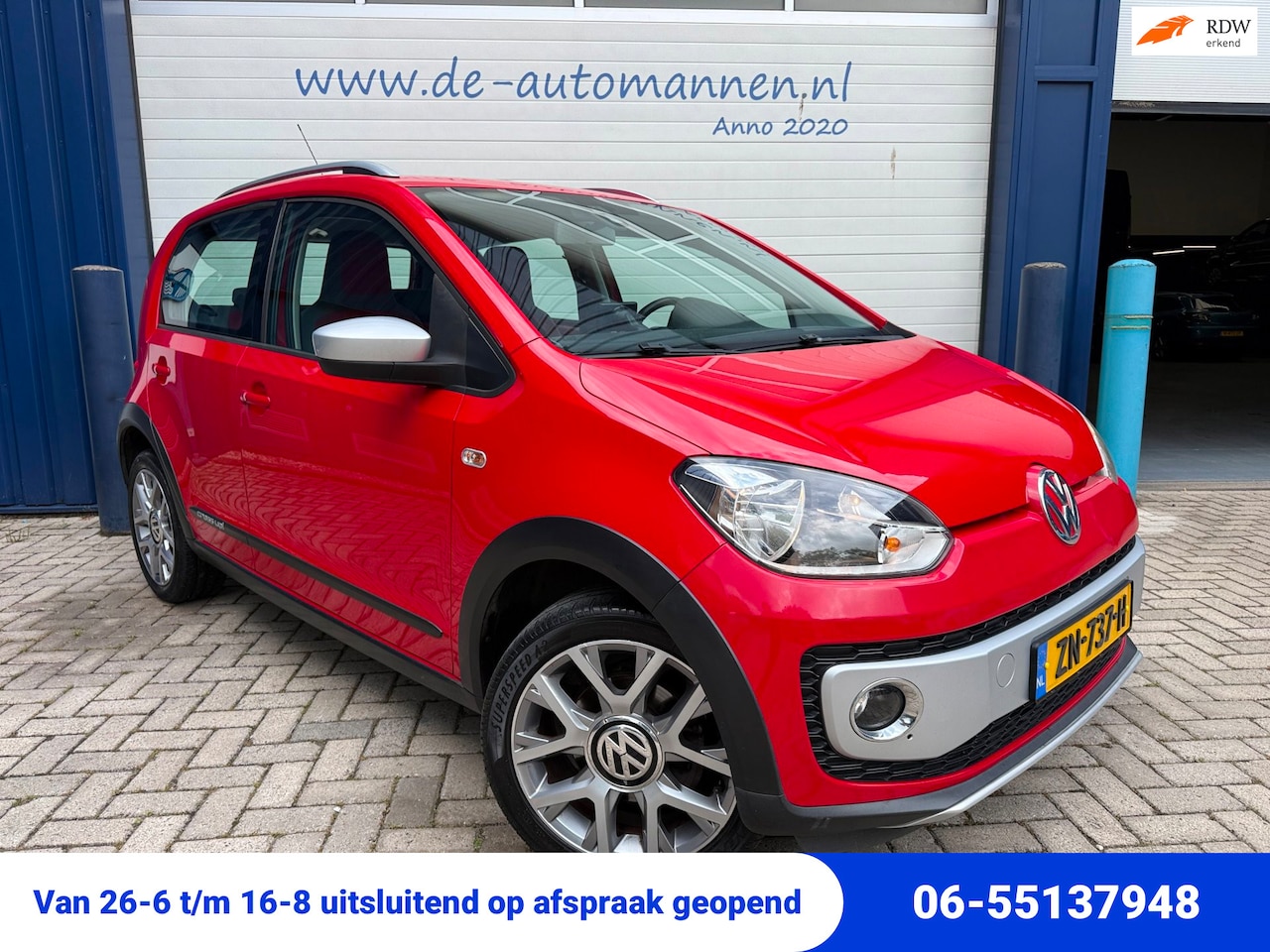 Volkswagen Up! - 1.0 cross up! BM 75pk / AIRCO / NAVI / 69.015 km! / APK 05-2027 - AutoWereld.nl