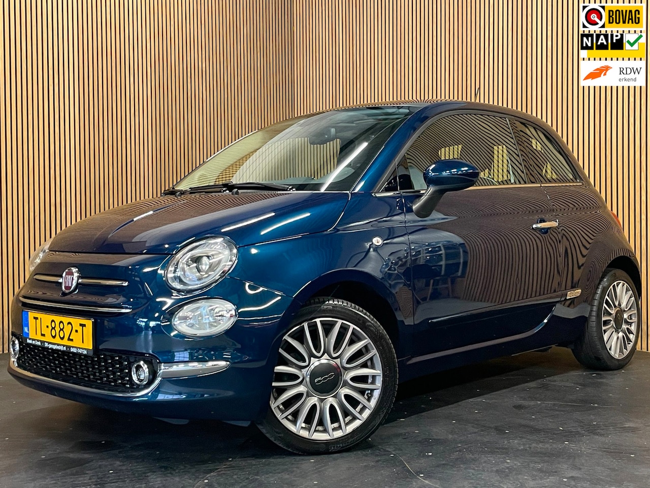 Fiat 500 - 1.2|69 PK|4-CILINDER|TREKHAAK|PANORAMADAK|CRUISE+CLIMATE CONTROL|ELEK.RAMEN+SPIEGELS|LMV|N - AutoWereld.nl