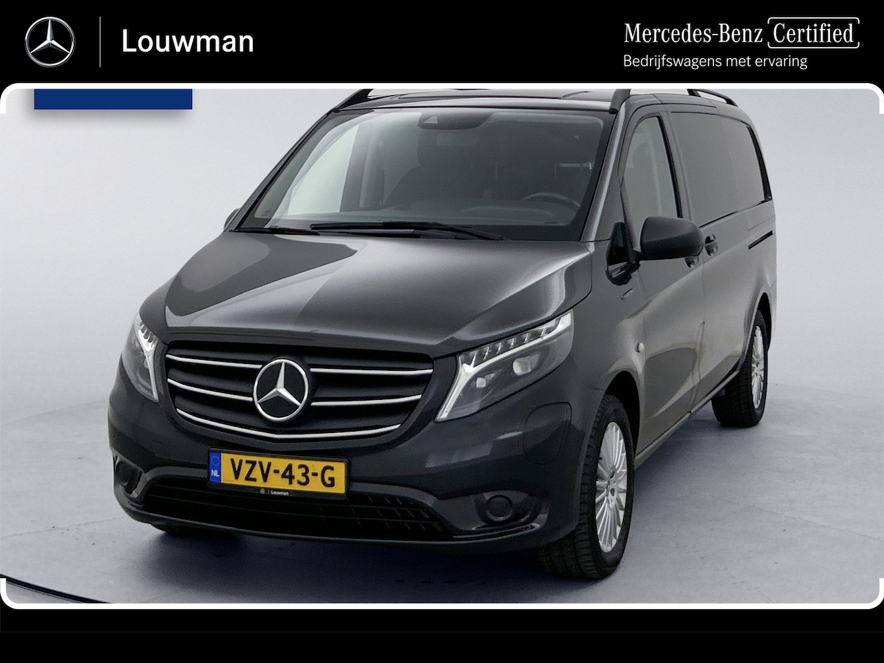 Mercedes-Benz eVito - eVito Lang 66 kWh DC 266km WLTP Snelladen Dubbele cabine Led Schuifdeur L+R Navigatie Crui - AutoWereld.nl