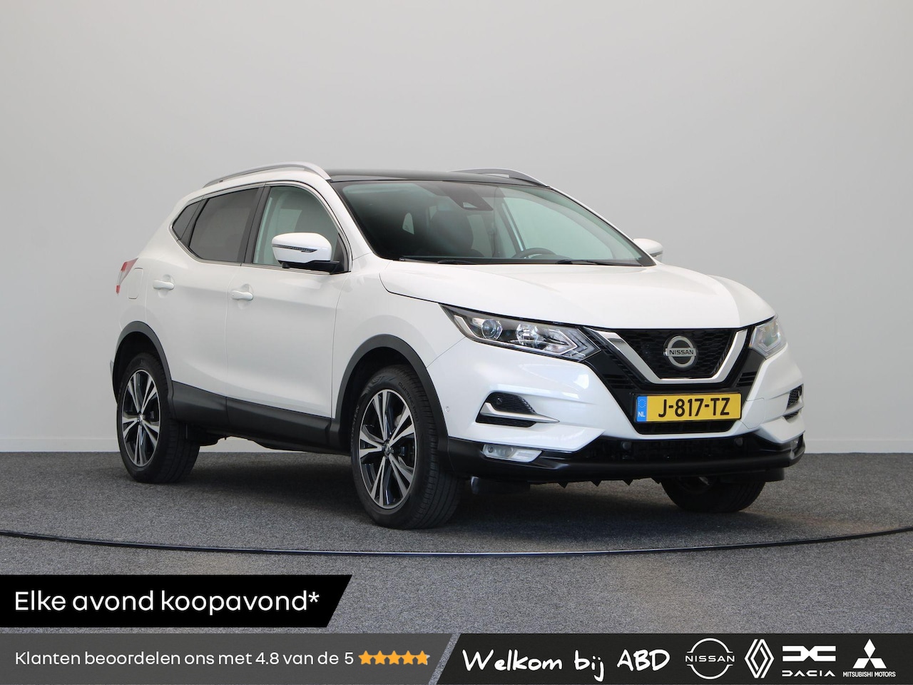 Nissan Qashqai - 1.3 DIG-T N-Connecta | Trekhaak | 360 camera | Panoramadak | - AutoWereld.nl