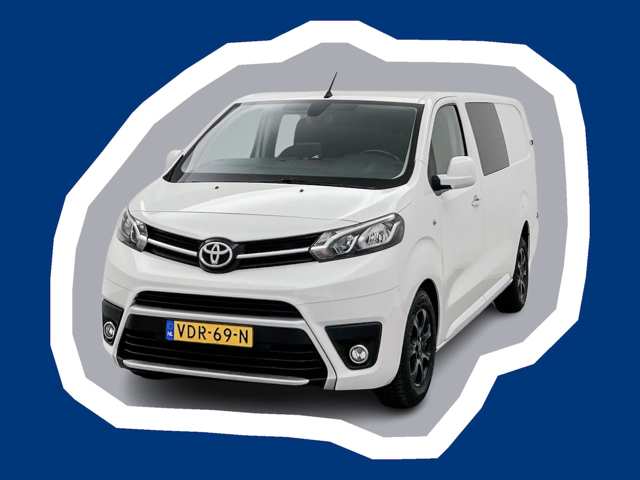 Toyota PROACE Long Worker - 2.0 D-4D Professional DC 177pk Dubbele cabine Navigatie Camera Automaat Climate control - AutoWereld.nl