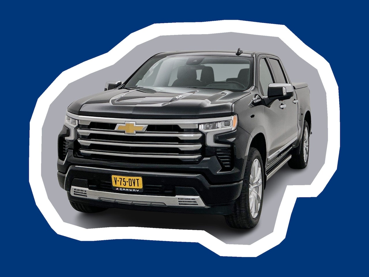 Chevrolet Silverado - 1500 High country 6.2L V8 Vol opties Memory seats Bose Leder Schuifdak Prins-LPG Stoelvent - AutoWereld.nl