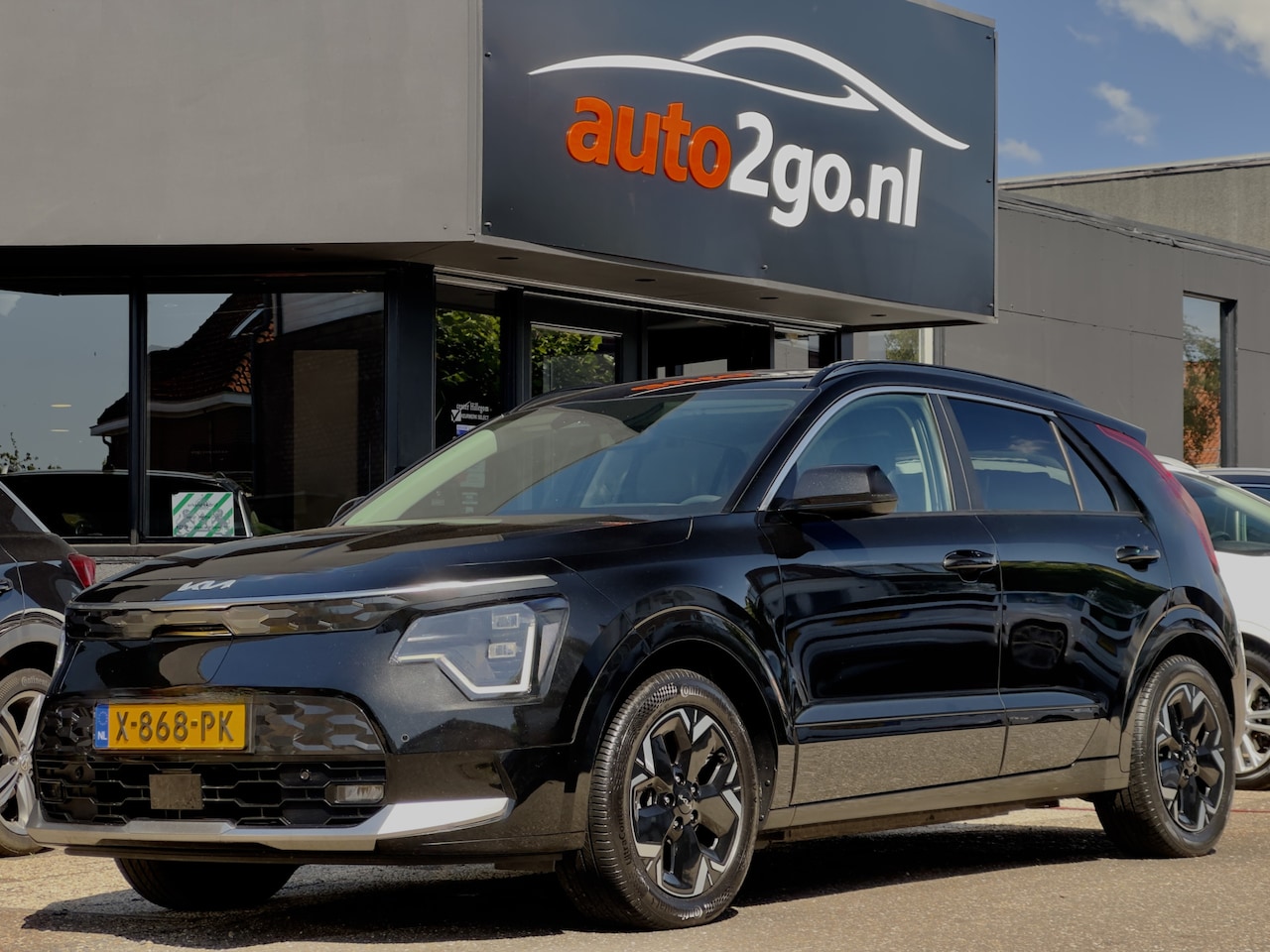Kia Niro EV - DYNAMICPLUSLINE 64.8KWH SOH 100% PANODAK LEDER NAVI CAMERA DIGI-DASH APPLE-CARPLAY HEAD-UP - AutoWereld.nl