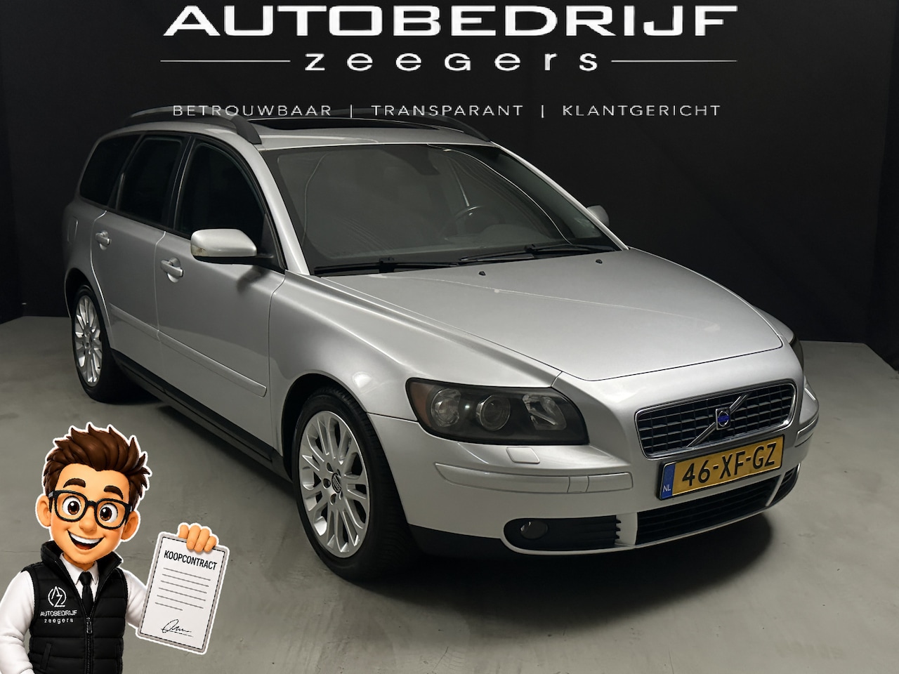 Volvo V50 - 2.5 T5 AWD Summum *Pano*Automaat*AC*Heatseat* - AutoWereld.nl