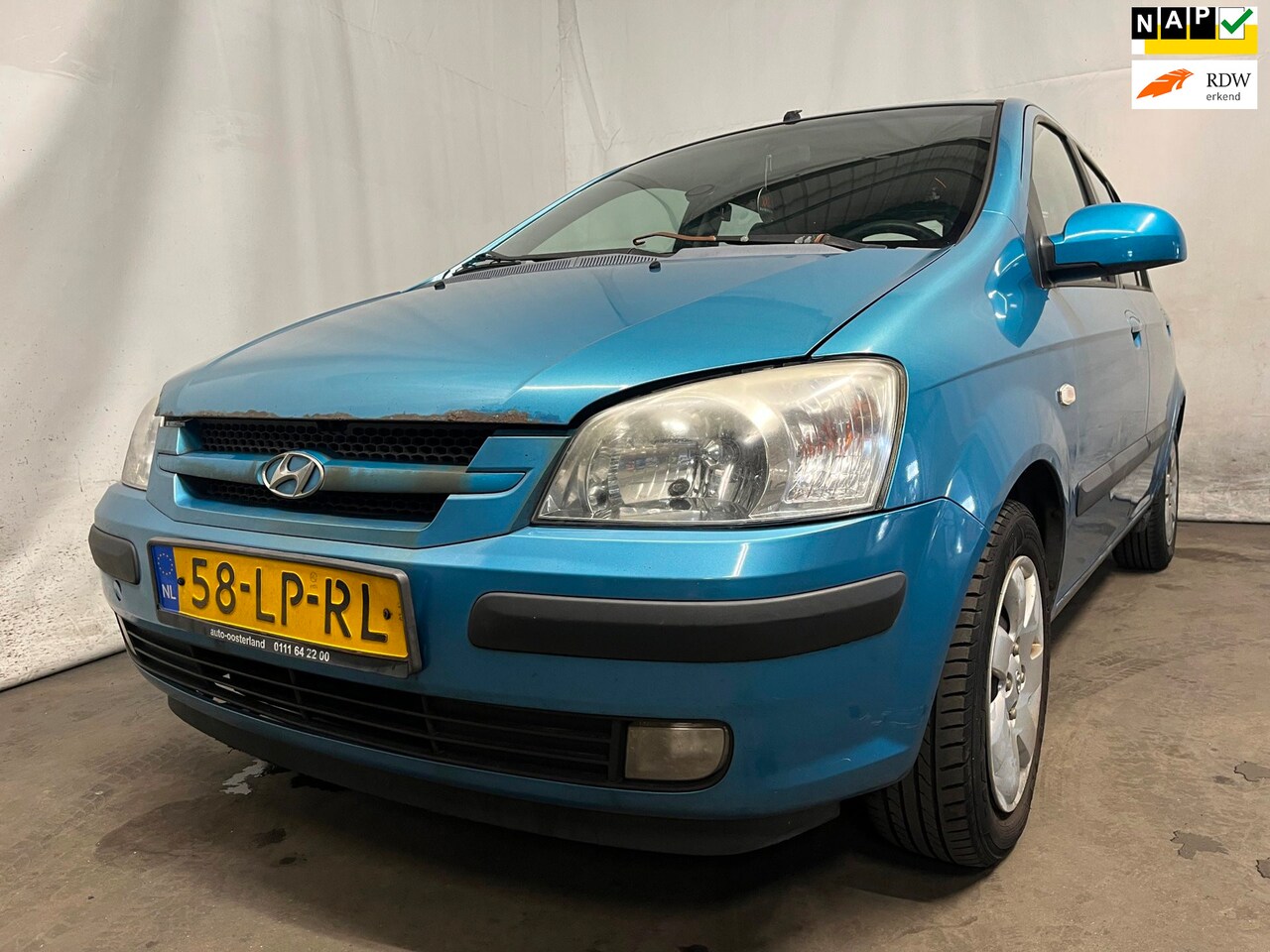 Hyundai Getz - 1.3i GLS - Roest - Motormanagement Brandt - Schade - AutoWereld.nl