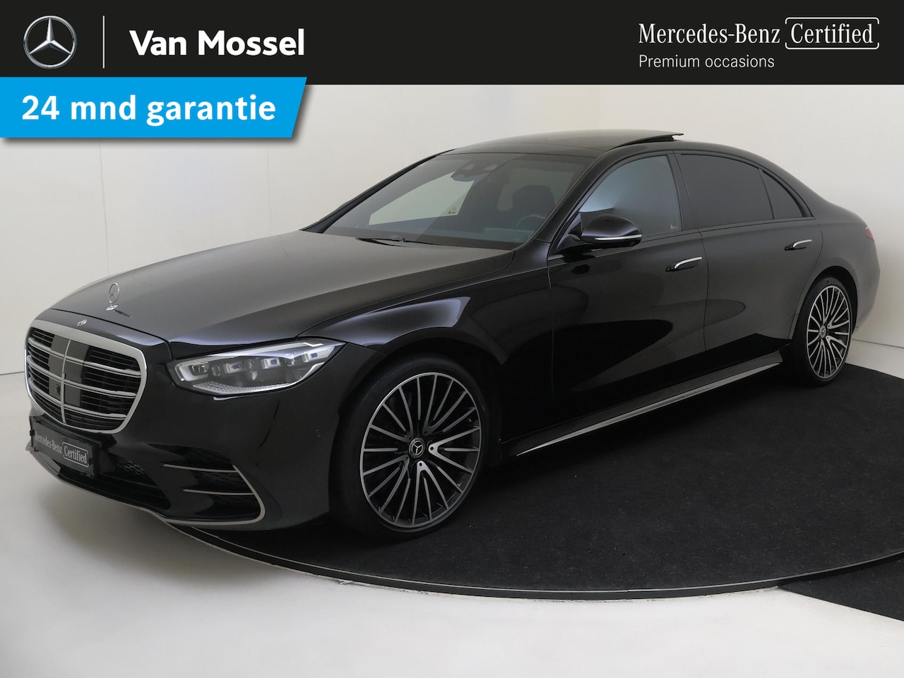 Mercedes-Benz S-klasse - 580 4MATIC Lang AMG Line Panoramadak/ 21 inch/ Burmester 4D/ Standkachel/ Rear Executive/ - AutoWereld.nl