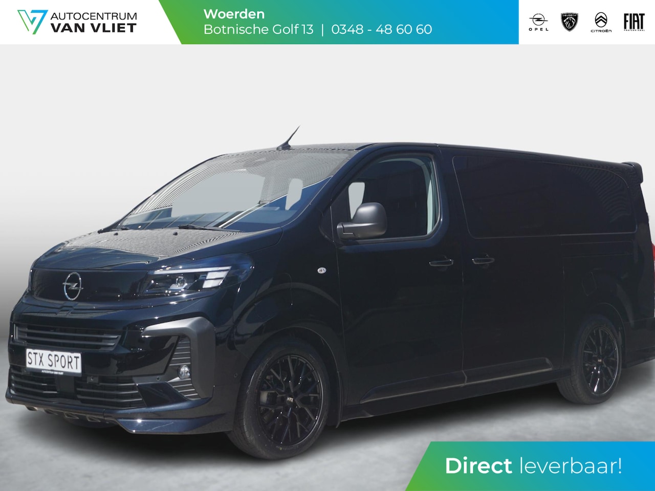 Opel Vivaro-e - Dubbele Cabine 75kWh | STX Sport | Mooiste  bus van NL (!) | Lederen bekleding | Spoilerpa - AutoWereld.nl