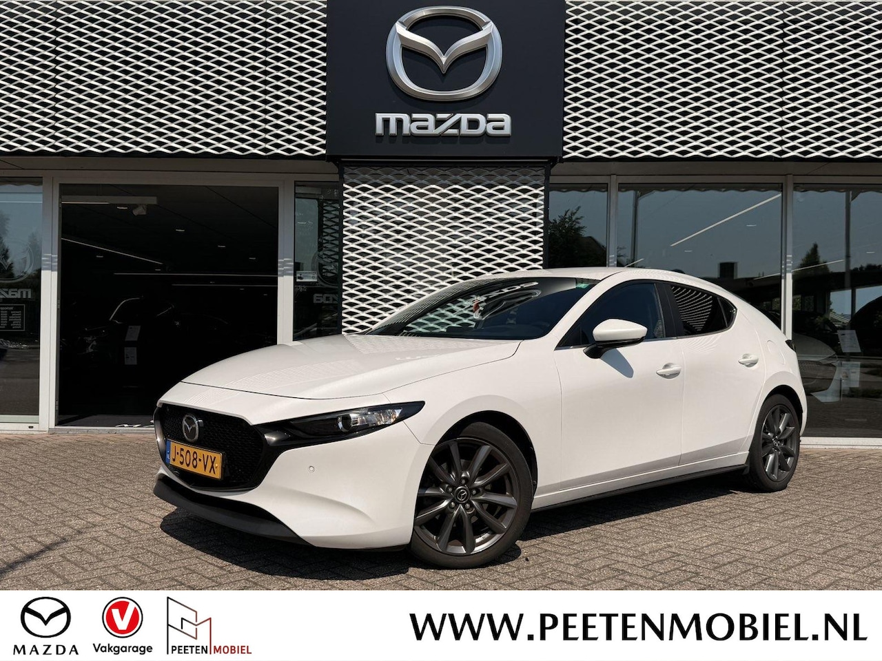 Mazda 3 - 2.0 e-SkyActiv-X M Hybrid 180 Comfort met Bose | Leer | Achteruitrij Camera | - AutoWereld.nl