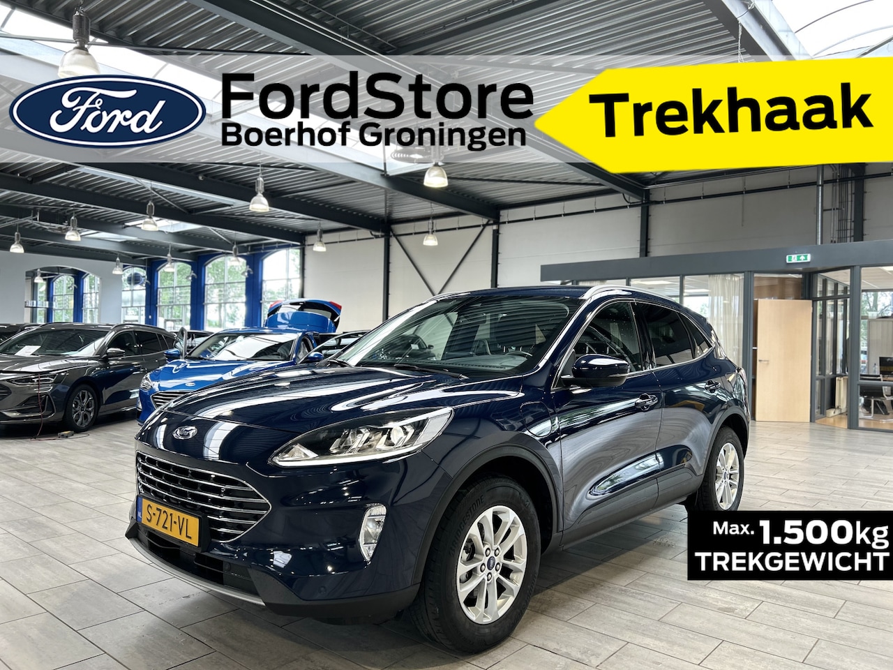 Ford Kuga - 2.5 PHEV 225pk Titanium | Trekhaak | Winterpack | Cruise | Android auto & Apple Carplay | - AutoWereld.nl