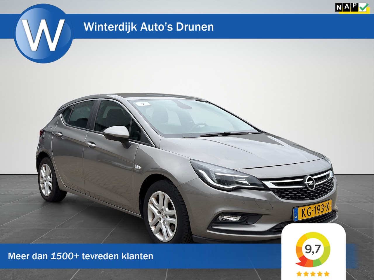 Opel Astra - 1.0 Business+ Airco|Cruise|Navigatie|Bluetooth - AutoWereld.nl