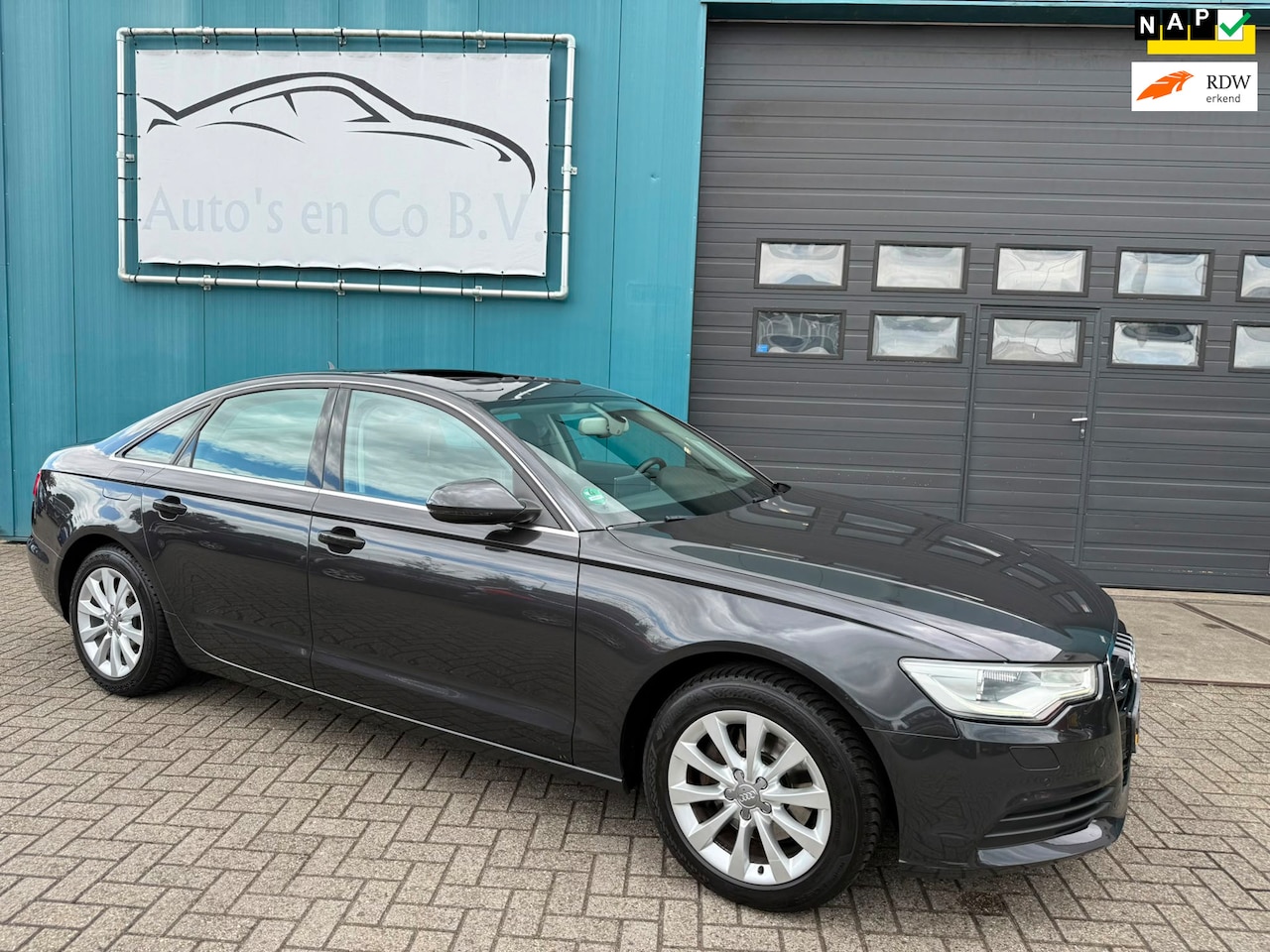 Audi A6 Limousine - 2.8 FSI Pro Line Plus Automaat Leder Navi Clima Cruise bi-Xenon Trekhaak NL Auto NAP Incl - AutoWereld.nl