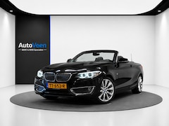 BMW 2-serie Cabrio - 218i M Sport (LED, CRUISE, NAVI, LEDER, STOELVERWARMING, SENSOREN)