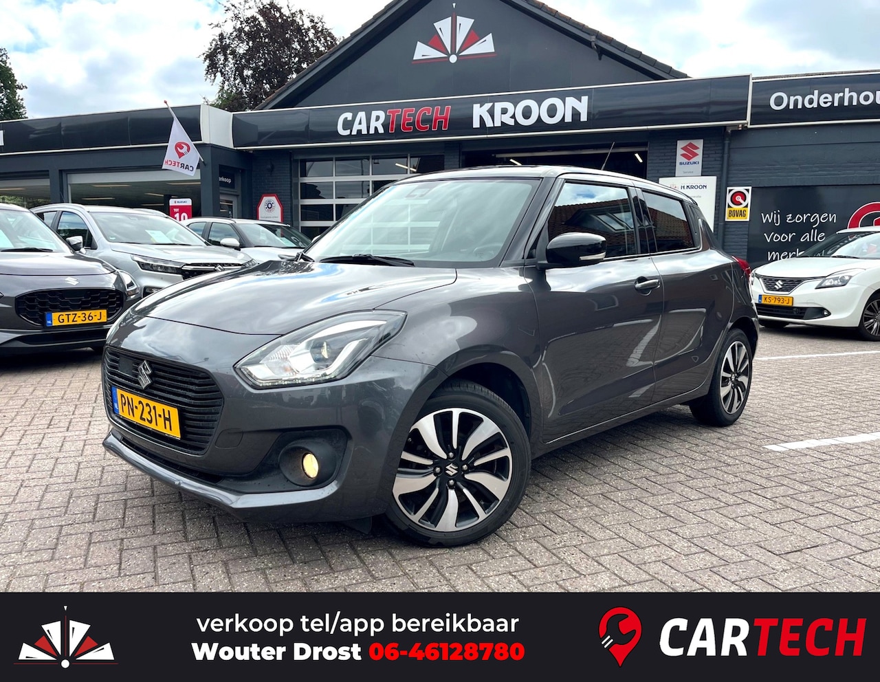 Suzuki Swift - 1.2 Stijl Automaat Navgatie, 8.000 km ! - AutoWereld.nl
