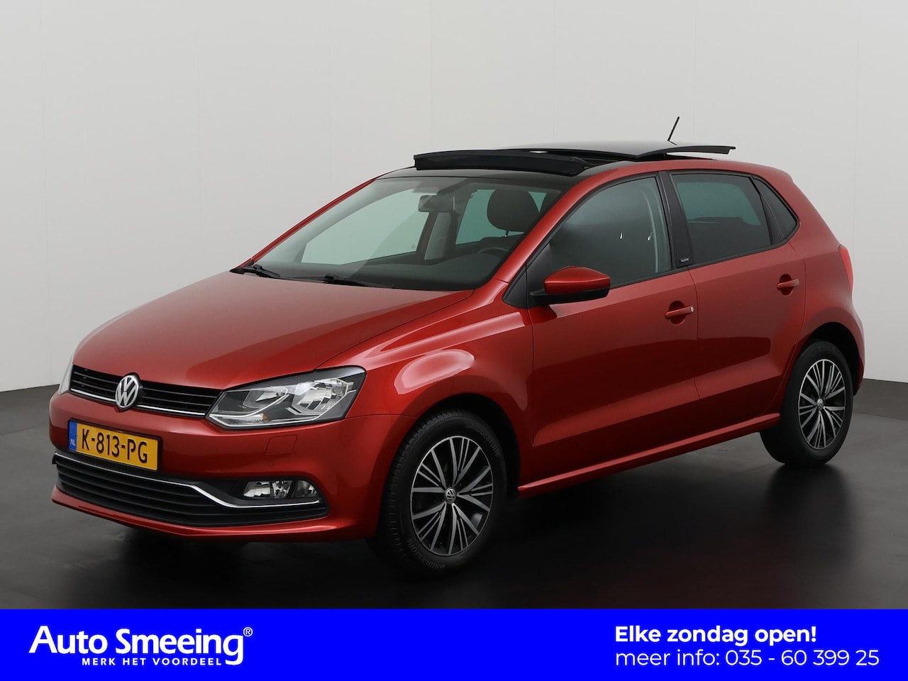 Volkswagen Polo - 1.0 Allstar | Schuifdak | Stoelverwarming | ParkPilot | Zondag Open! - AutoWereld.nl