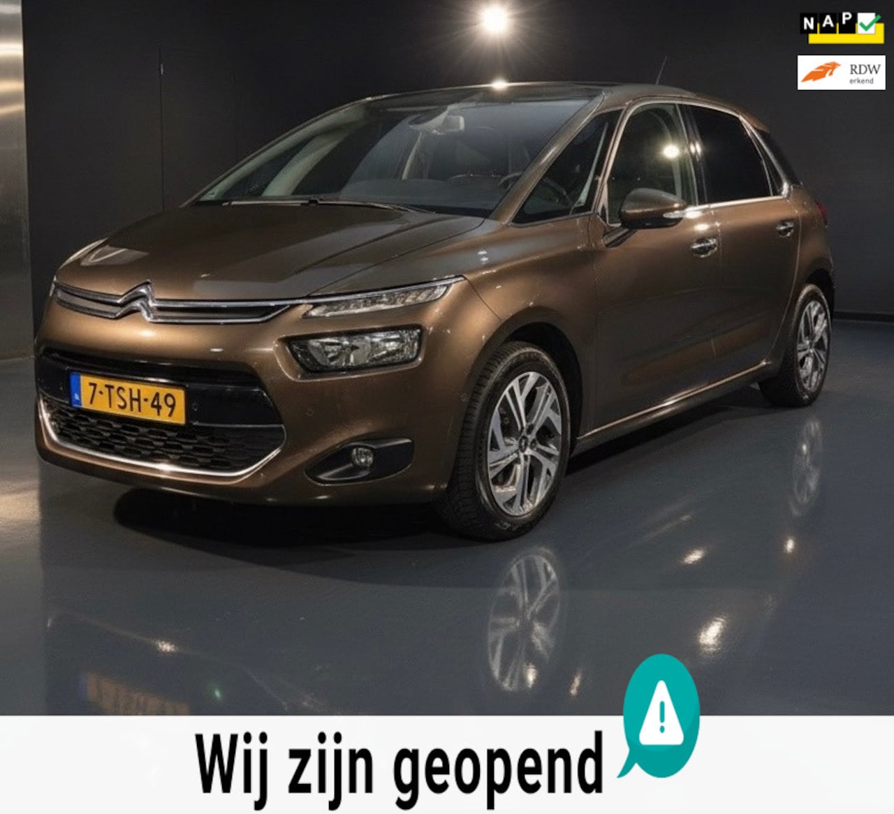Citroën C4 Picasso - 1.6 THP Intensive-airco-elek ramen-nette auto-1 jaar apk - AutoWereld.nl