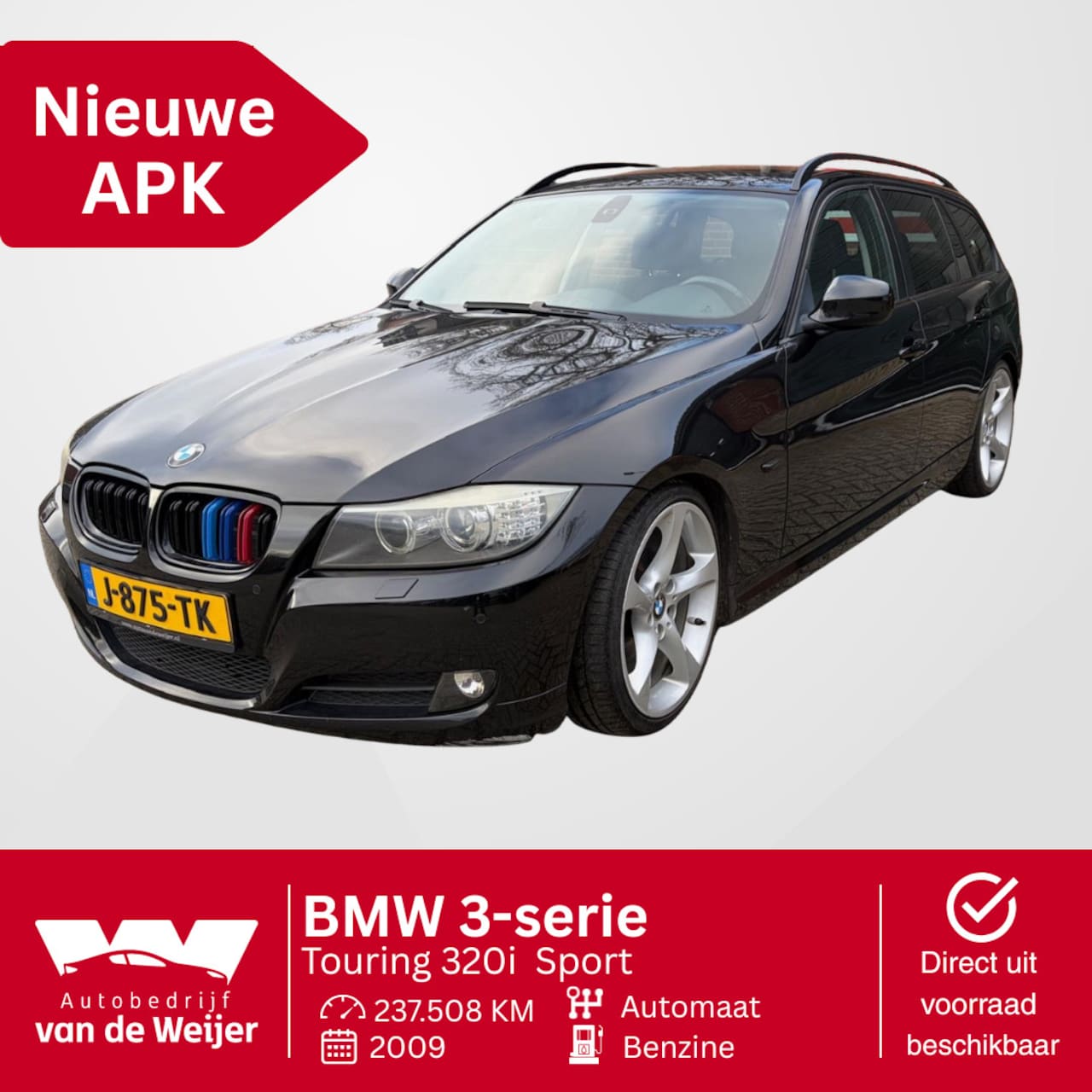 BMW 3-serie Touring - 320i Autmaat Sport Goed onderhouden - AutoWereld.nl