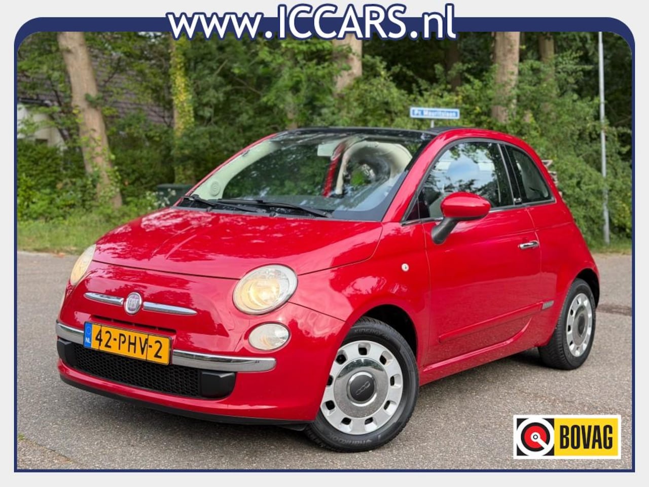 Fiat 500 C - 1.2 Lounge - 4 cilinder - Automaat - Airco !!! - AutoWereld.nl