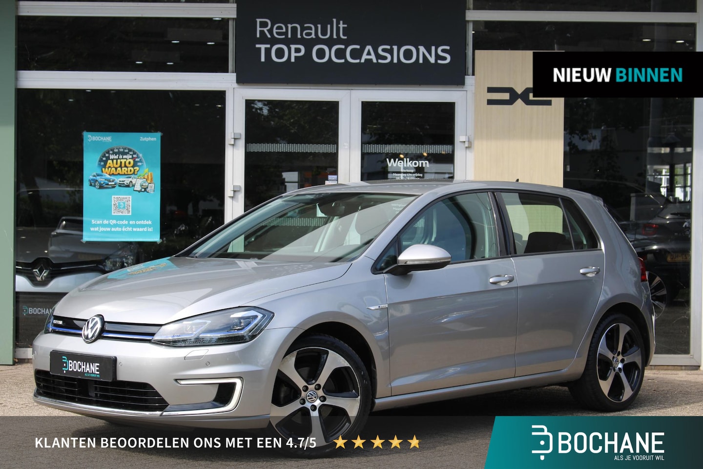 Volkswagen e-Golf - e-Golf Stoelverwarming | Apple Carplay | Cruise Control - AutoWereld.nl