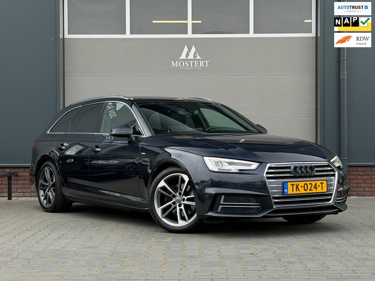 Audi A4 Avant - 1.4 TFSI/140pk Sport S line edition|2018|NAP|3x S-line|Trekhaak|Cruise|Elektrische koffer| - AutoWereld.nl
