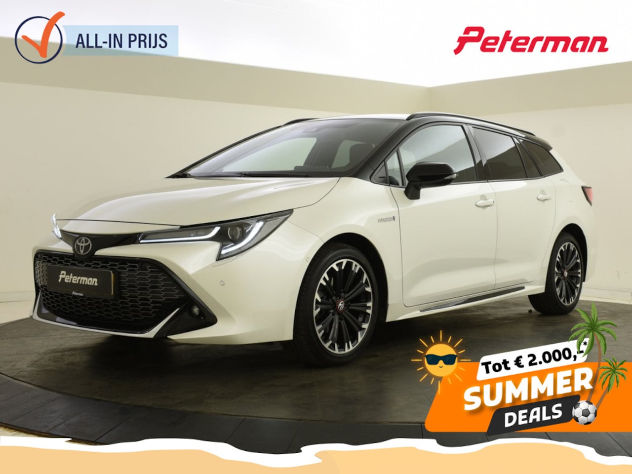Toyota Corolla Touring Sports - 1.8 Hybrid GR-Sport | Halfleer | PDC | Blindspot | Trekhaak - AutoWereld.nl