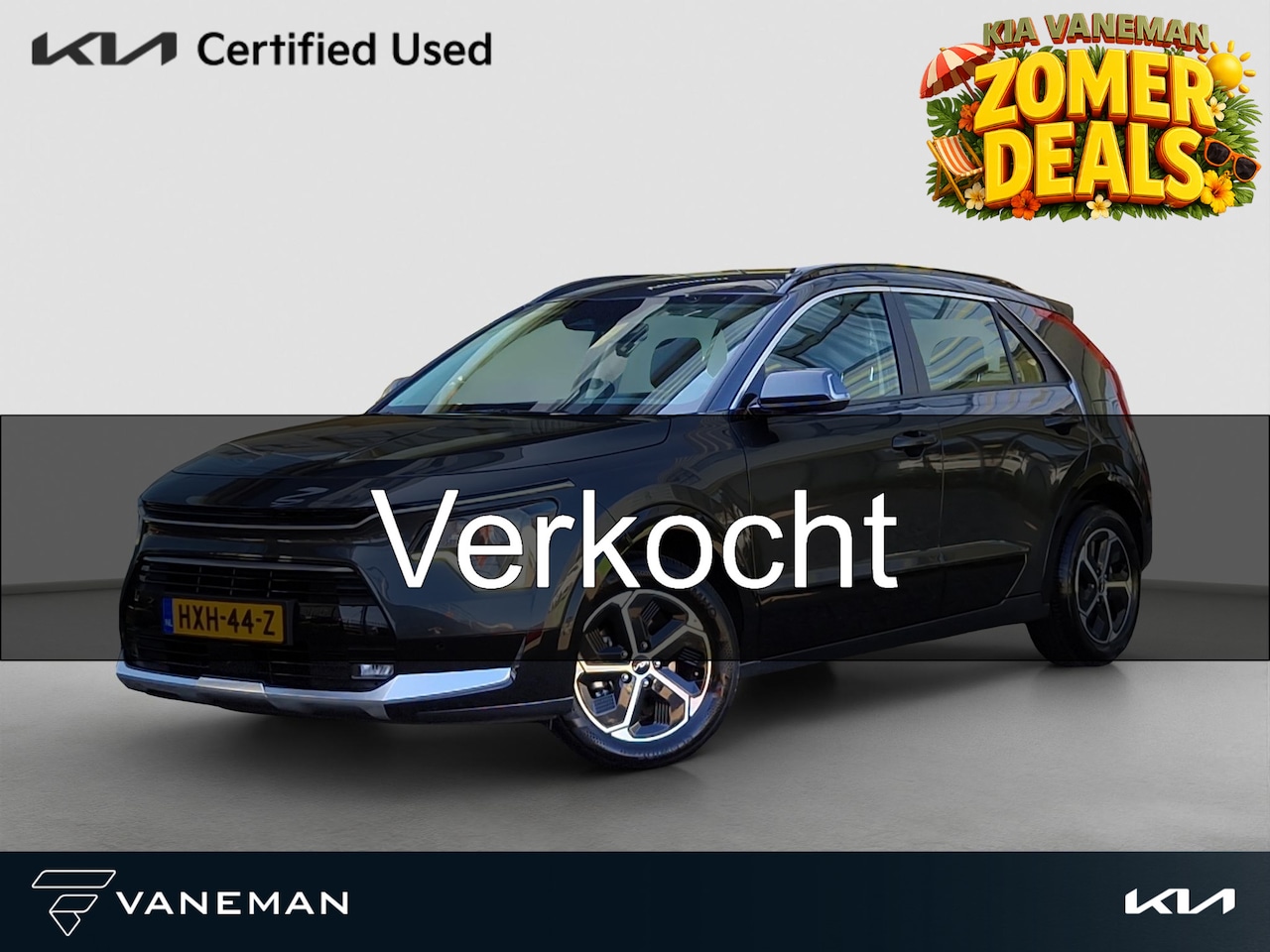 Kia Niro - 1.6 GDi Hybrid DynamicLine Key-Less | Camera | Navi | Cruise | Android Auto / Apple Carpla - AutoWereld.nl