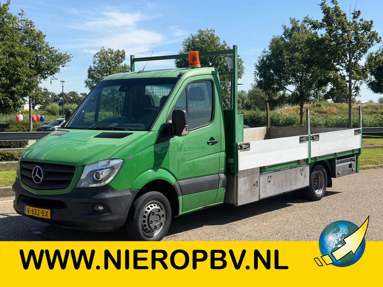 Mercedes-Benz Sprinter - 519CDI Openlaadbak Automaat Airco Navi Cruisecontrol - AutoWereld.nl