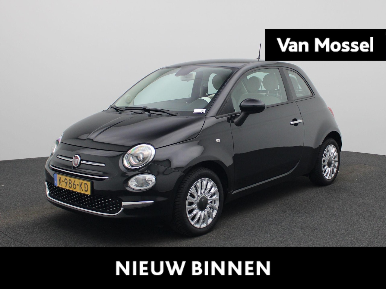 Fiat 500 - 1.0 Hybrid Lounge | Parkeer sensoren | Cruise Control | Regensensor | Airco | - AutoWereld.nl