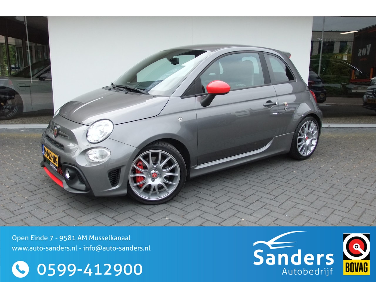 Fiat 500 C - 1.4 T-Jet Abarth Competizione/ 180PK/ SABELT stoelen/ Beats audio/ KW schroefset/ Brembo - AutoWereld.nl