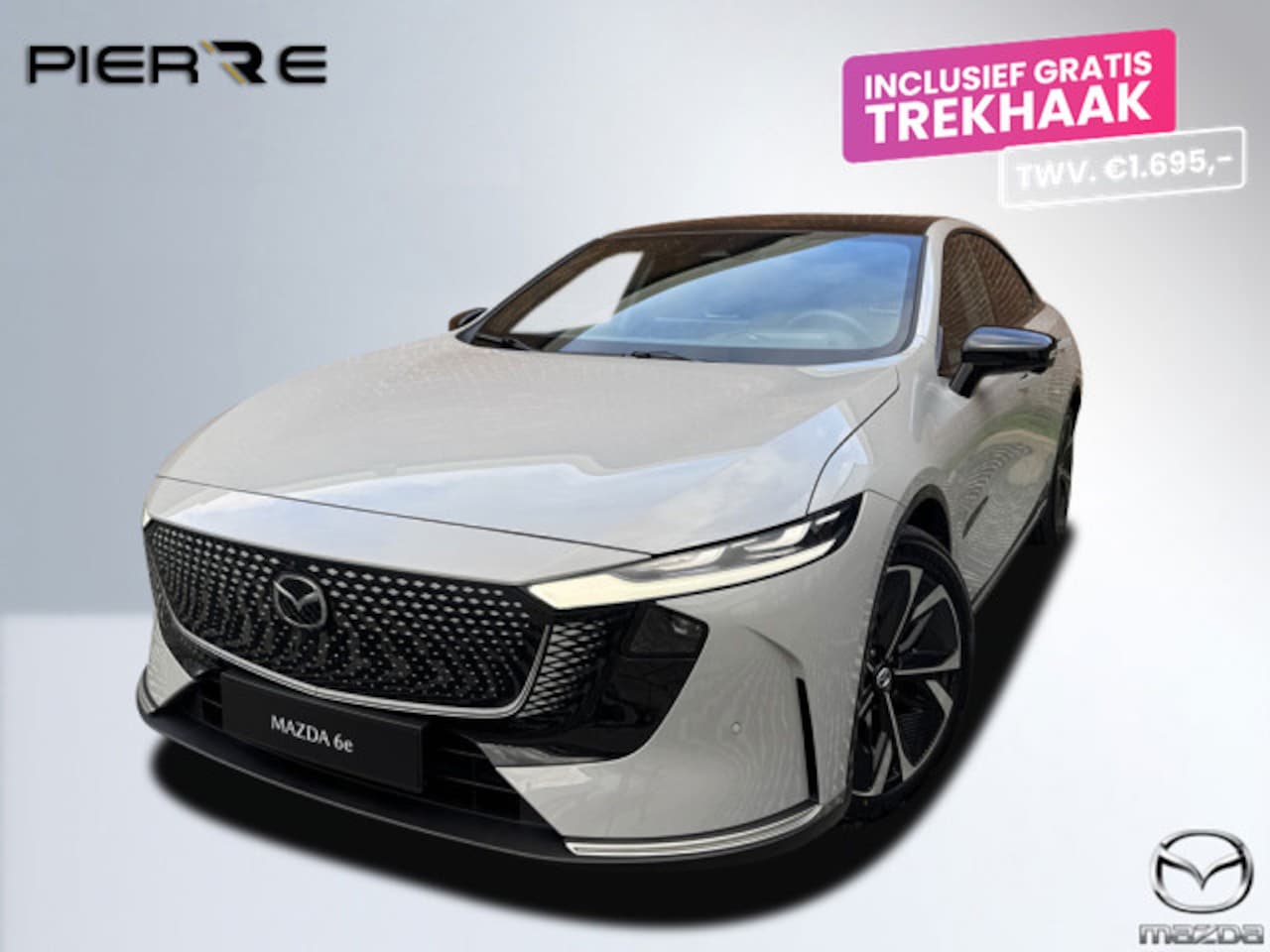 Mazda 6e - Takumi Business Edition 68.8 kWh | ZWART LEDER | NAVI | PANO | 360 CAMERA | GRATIS TREKHAA - AutoWereld.nl