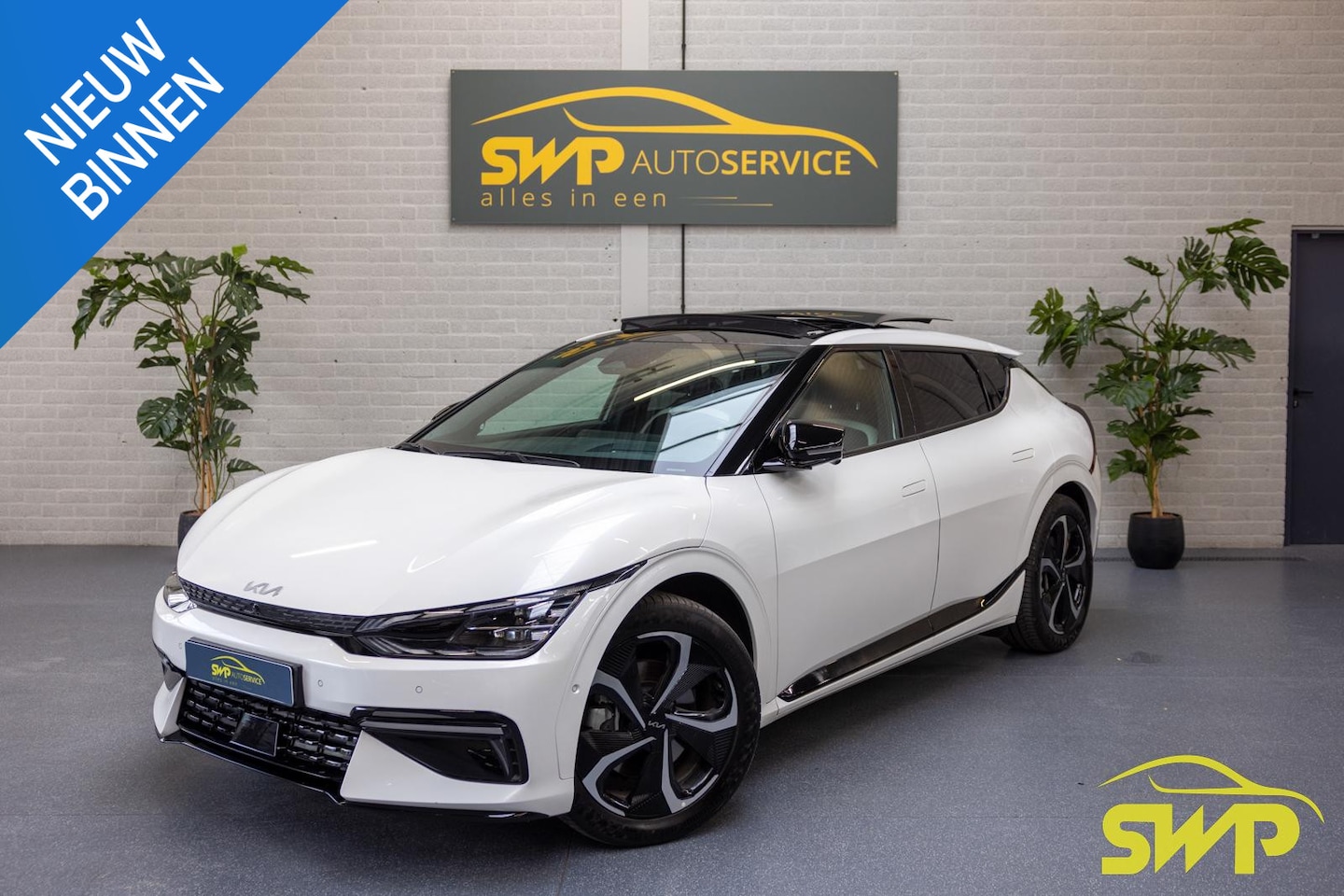 Kia EV6 - GT-Line 77.4 kWh | 20 inch | HUD | 360 | Pano | Sfeerverlichting | Navi | Cam | Elektr sto - AutoWereld.nl