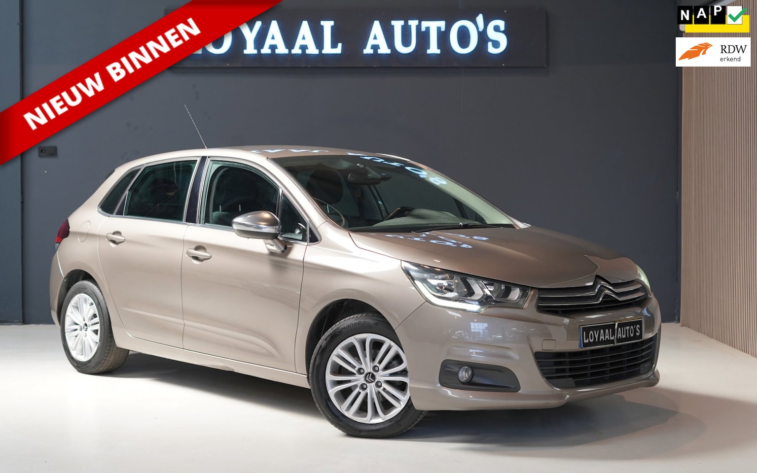 Citroën C4 - 1.2 PureTech Feel Collection | NAVI | AIRCO | CRUISE | TREKHAAK | ELEK.RAMEN | NAP | APK. - AutoWereld.nl