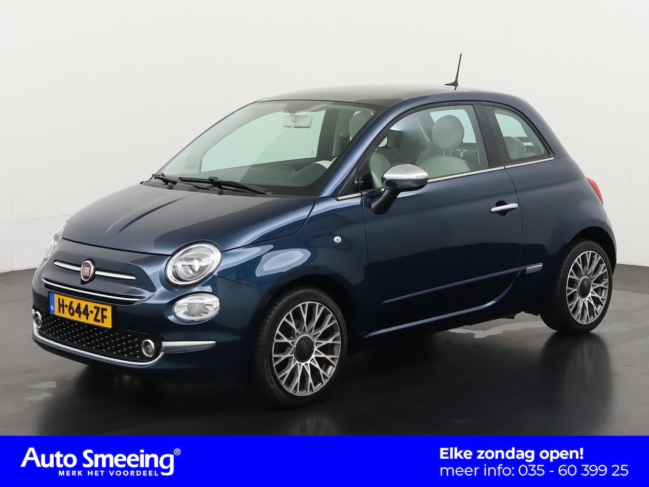 Fiat 500 - 1.2 Lounge | Panoramadak | Navigatie | Digital Cockpit | Zondag Open! - AutoWereld.nl