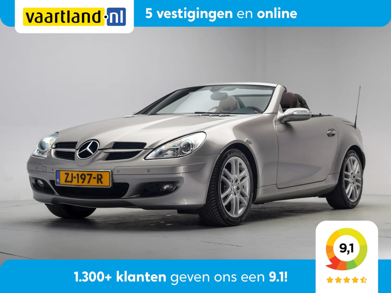 Mercedes-Benz SLK-klasse - 200K Sport [ Leder Airscarf Stoelverwarming ] - AutoWereld.nl