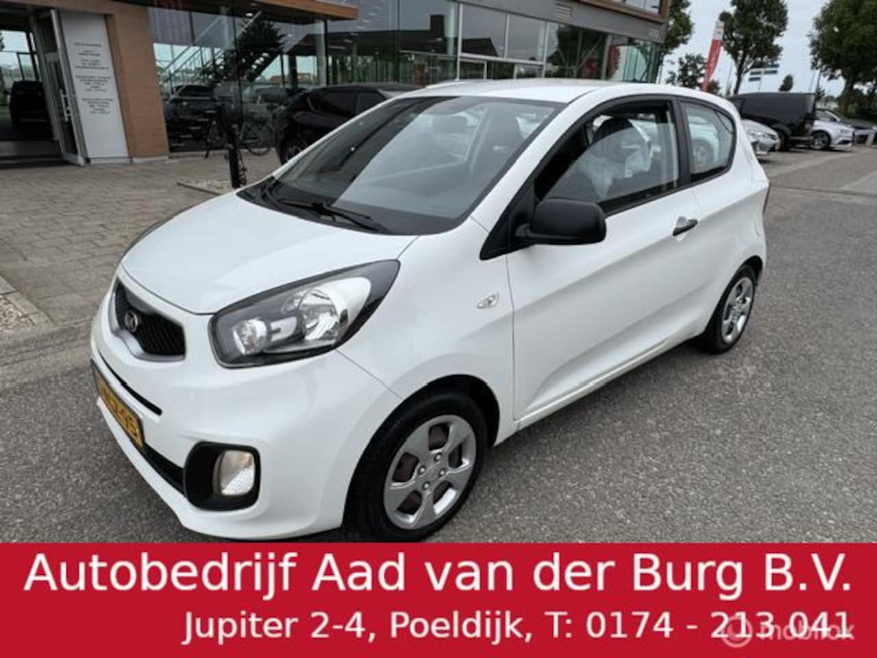 Kia Picanto - 1.0 CVVT 3 deurs , Navigatie Pioneer Avic , Bleutooth , - AutoWereld.nl