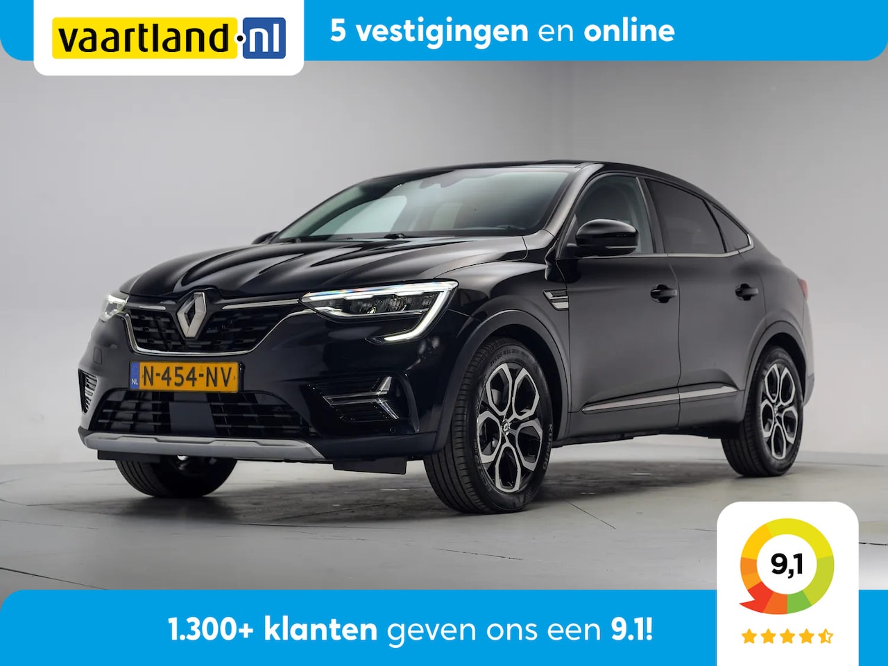 Renault Arkana - 1.6 E-Tech Hybrid 145 Intens Aut. [ Adapt.cruise Camera Trekhaak ] - AutoWereld.nl