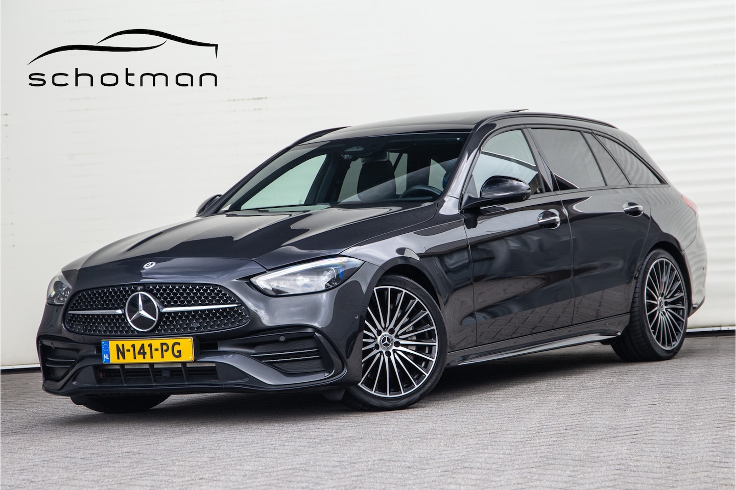 Mercedes-Benz C-klasse Estate - 200 AMG Premium, Nightpack, Pano, Trekhaak Nw Model - AutoWereld.nl
