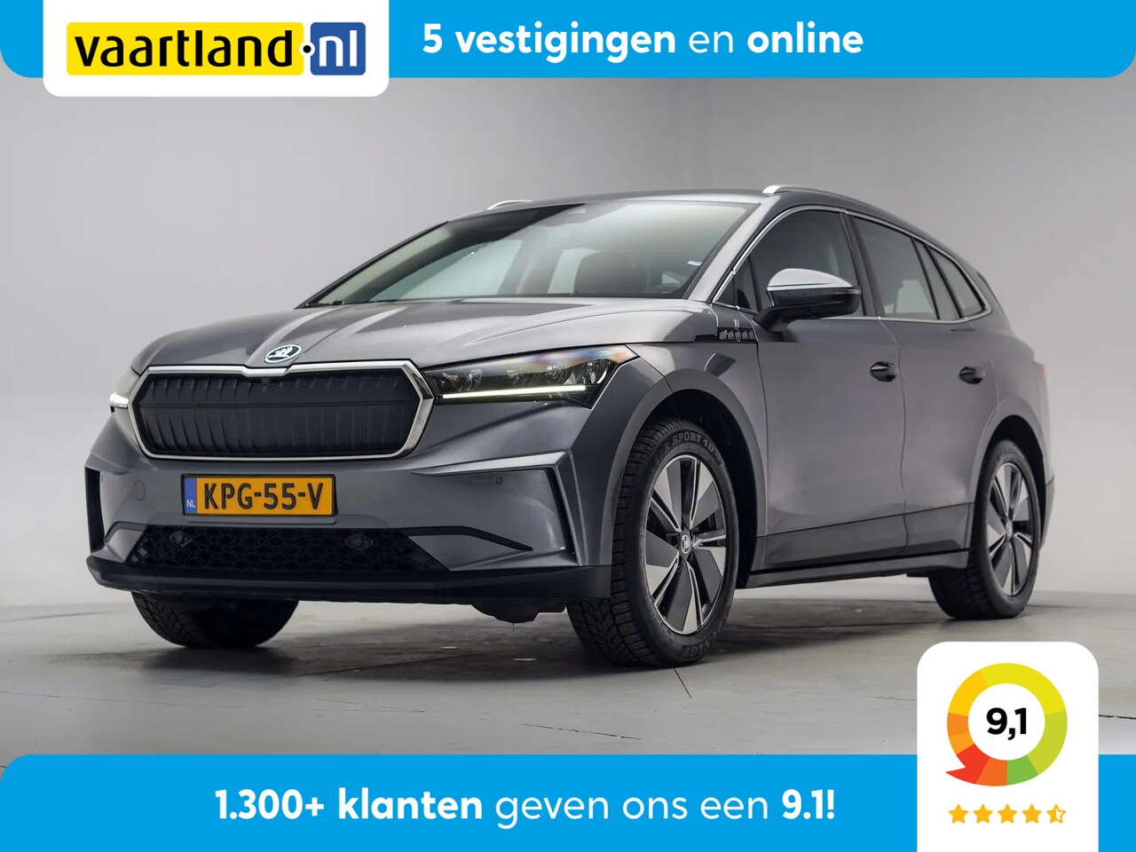 Skoda Enyaq iV - 80 Comfort 3-fase [ LED Cruise Camera ] - AutoWereld.nl