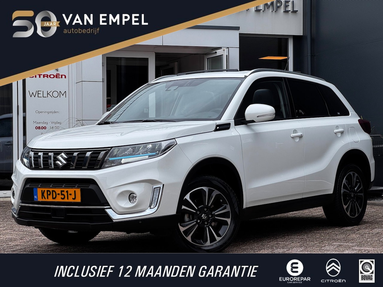 Suzuki Vitara - 1.5 Hybrid Style | Panoramadak | Suzuki dealer onderhouden | Stoelverwarming | Camera | - AutoWereld.nl