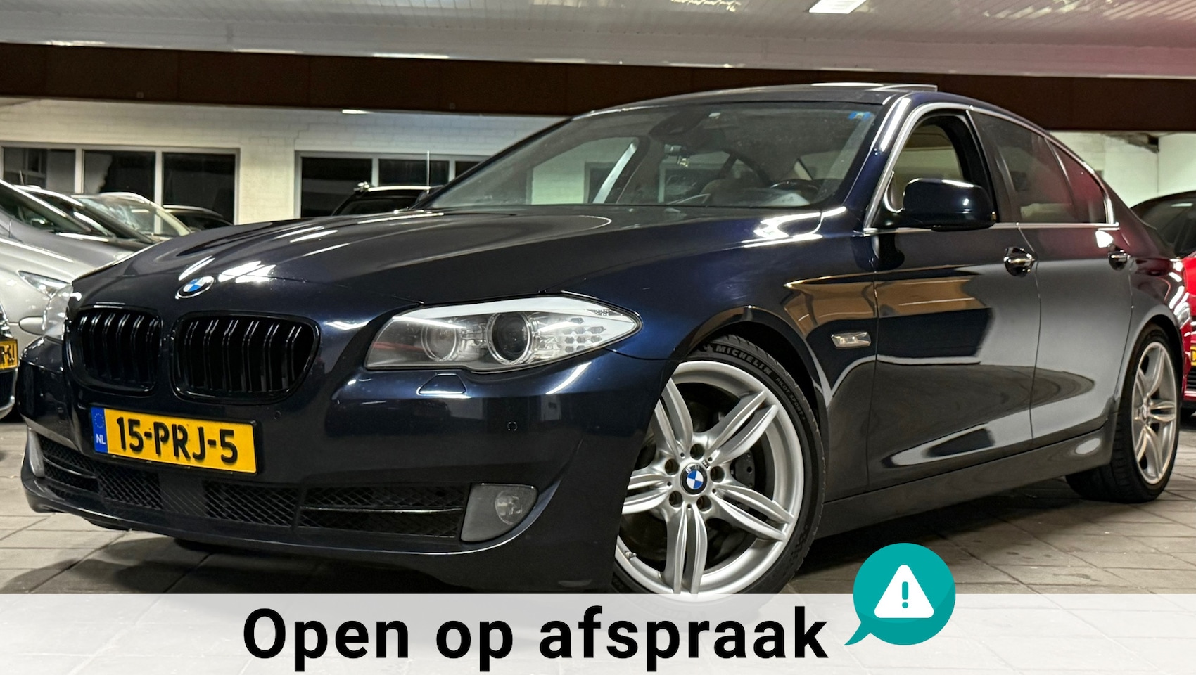 BMW 5-serie - 530d High Executive|Fulloption|Pano|Trekhaak|StoelVw|PDC|Verlaagd| - AutoWereld.nl