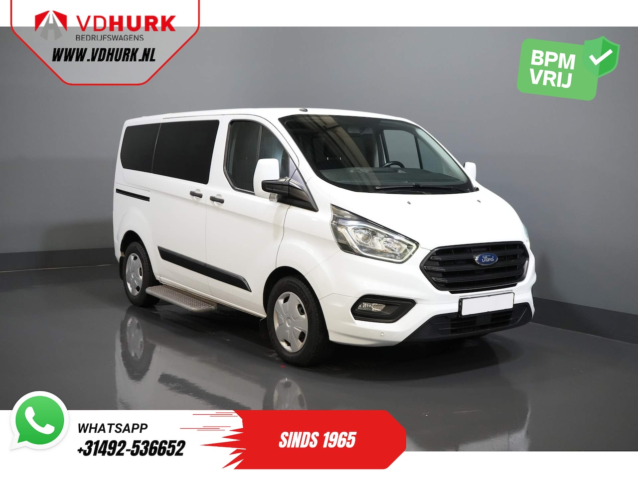 Ford Transit Custom Tourneo - 2.0 TDCI € 25.717,- incl. BTW/BPM Trend Combi/ Kombi/ 9 Persoons/ 9 P/ Cruise/ PDC/ Airco - AutoWereld.nl