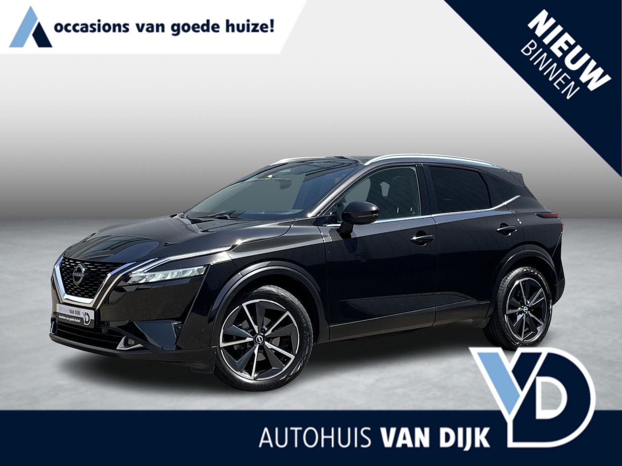 Nissan Qashqai - 1.3 MHEV Xtronic Tekna | Navi/Pano.Dak/Head-Up/Clima/Adapt.Cruise/Apple CarPlay-Android Au - AutoWereld.nl