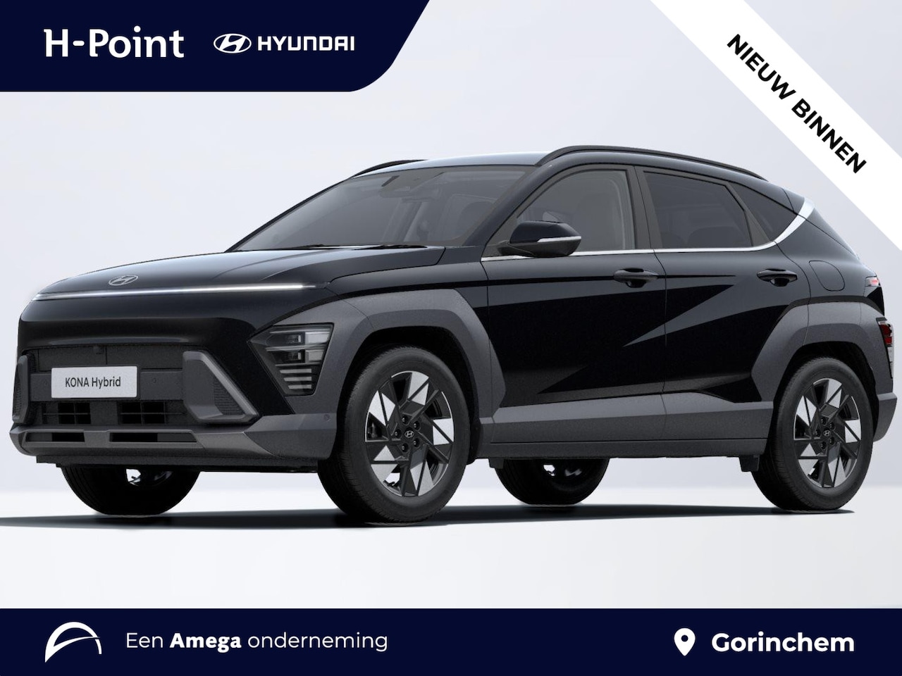 Hyundai Kona - 1.6 GDI HEV Premium | LEDER | ADAPTIVE CRUISE | 360° CAMERA | ELEKTR. ACHTERKLEP | BLIND S - AutoWereld.nl