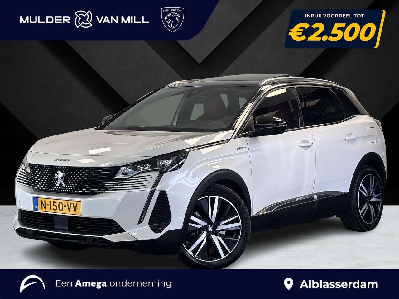 Peugeot 3008 - GT Pack 1.6 HYbrid4 PHEV 300pk 4x4 e-EAT8 | SCHUIF/KANTELDAK | ELEKTR. A.KLEP | NIGHTVISIO - AutoWereld.nl