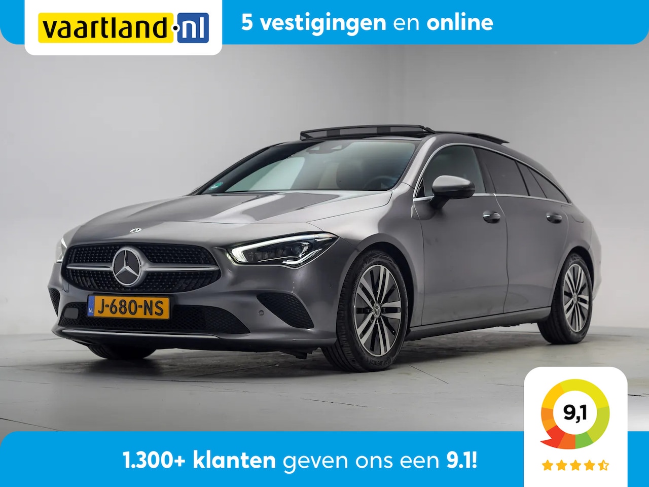 Mercedes-Benz CLA-klasse Shooting Brake - 180d Luxury Aut. [ Panorama Ambientlight Widescreen Leder ] - AutoWereld.nl