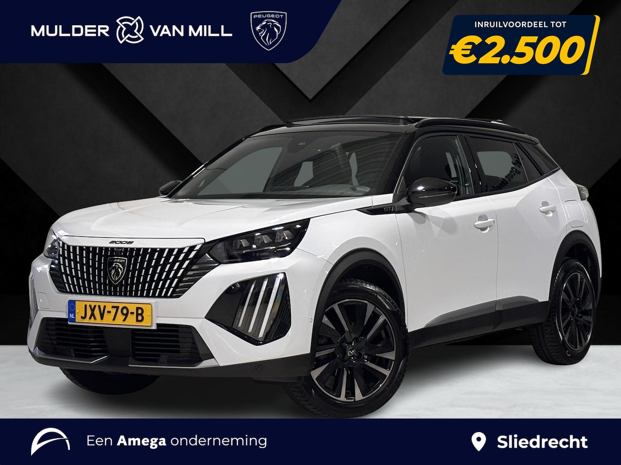 Peugeot 2008 - GT Pack 1.2 Turbo 130pk EAT8 | SCHUIF/KANTELDAK | ALCANTARA INTERIEUR | 18" LM 'EVISSA' | - AutoWereld.nl