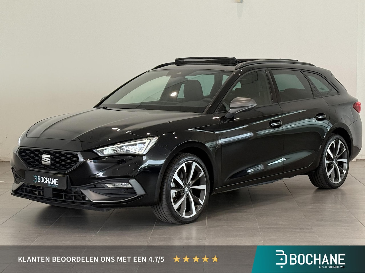 SEAT Leon Sportstourer - 1.4 TSI eHybrid PHEV FR Business Intense | 93,8% SOH | Leder/Alcantara | Lichtmetalen velg - AutoWereld.nl
