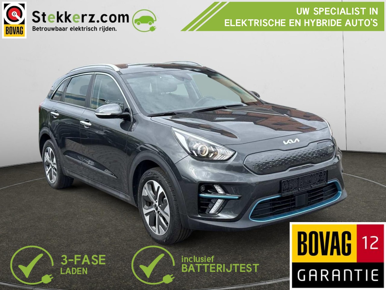 Kia e-Niro - DynamicLine 39 kWh Stoelverwarming, Lage Km.St!! - AutoWereld.nl
