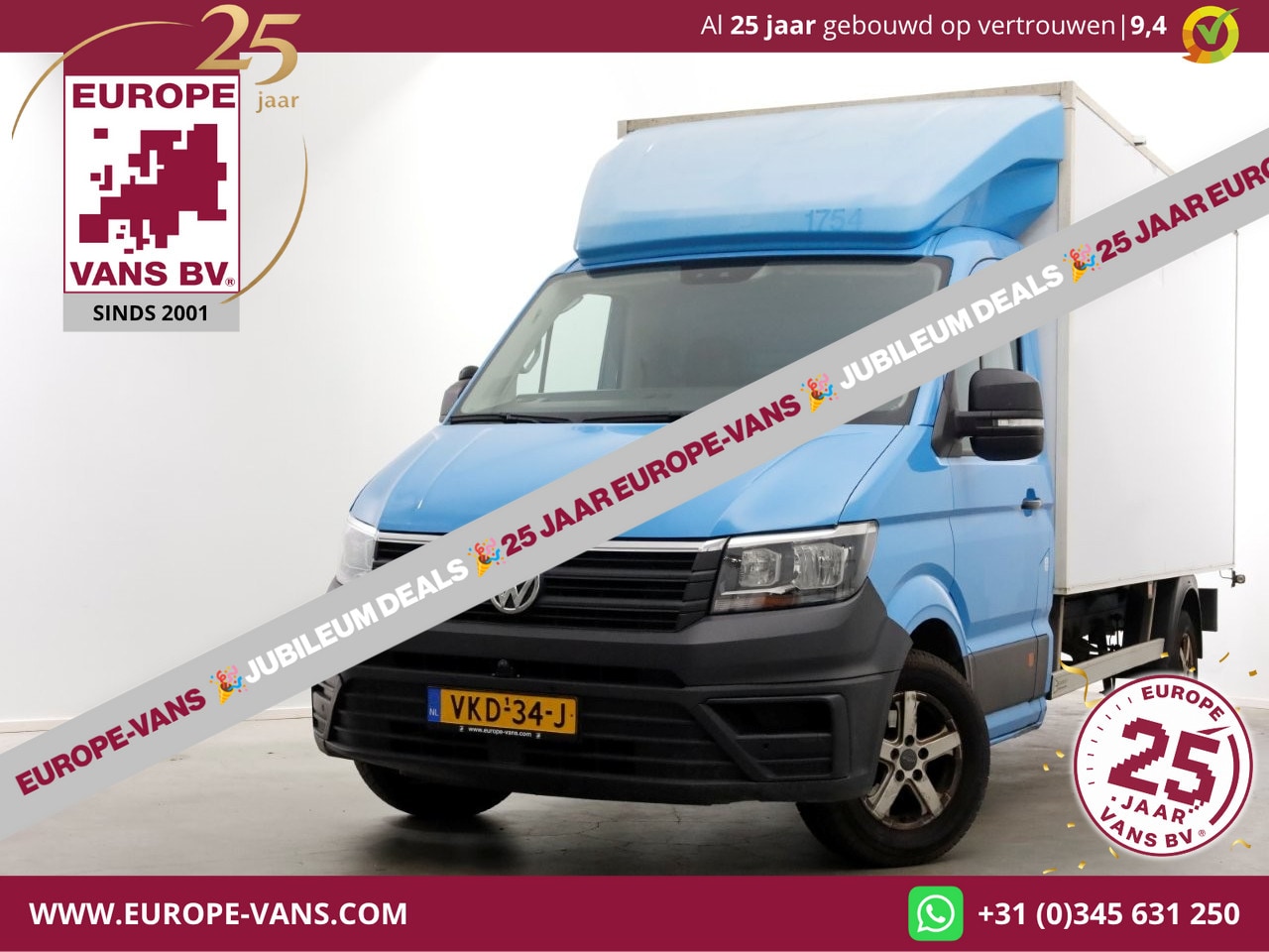 Volkswagen Crafter - 35 2.0 TDI E6 Bakwagen met achterdeuren 2-Persoons 04-2021 - AutoWereld.nl